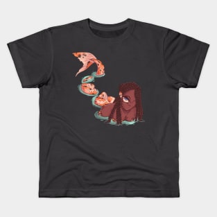 koi fish mermaid swim Kids T-Shirt